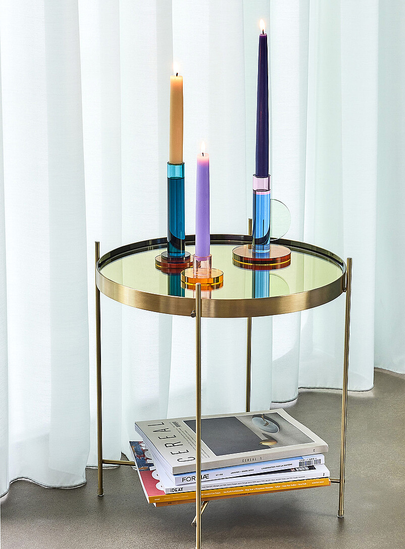 Comet crystal candle holders Set of 2 product image (primary)