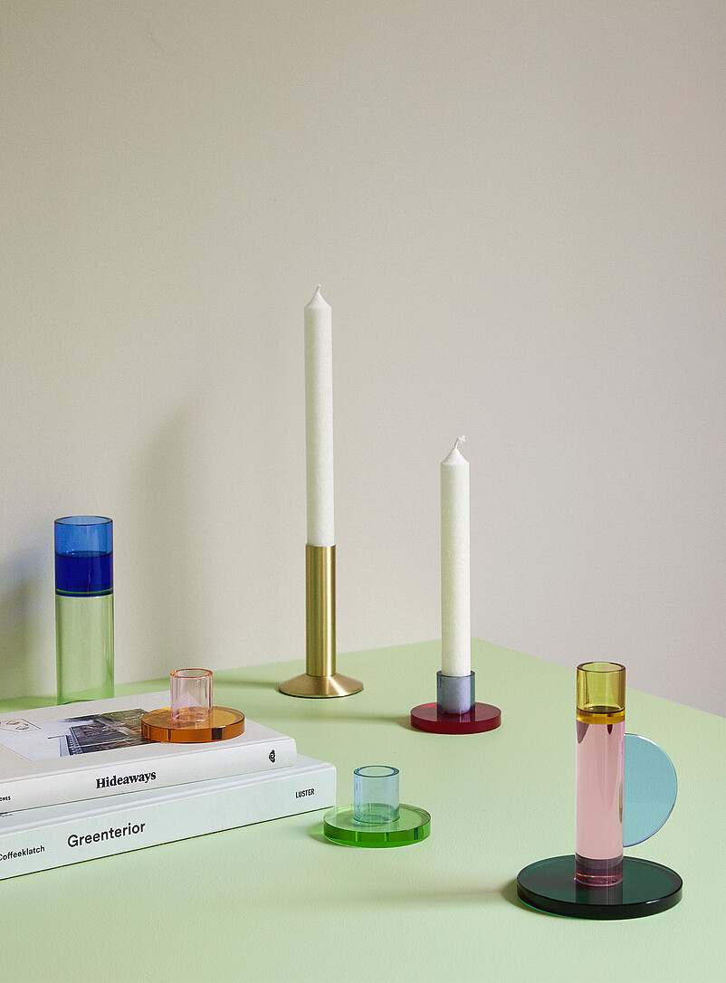 Astra Small Crystal Candle Holder