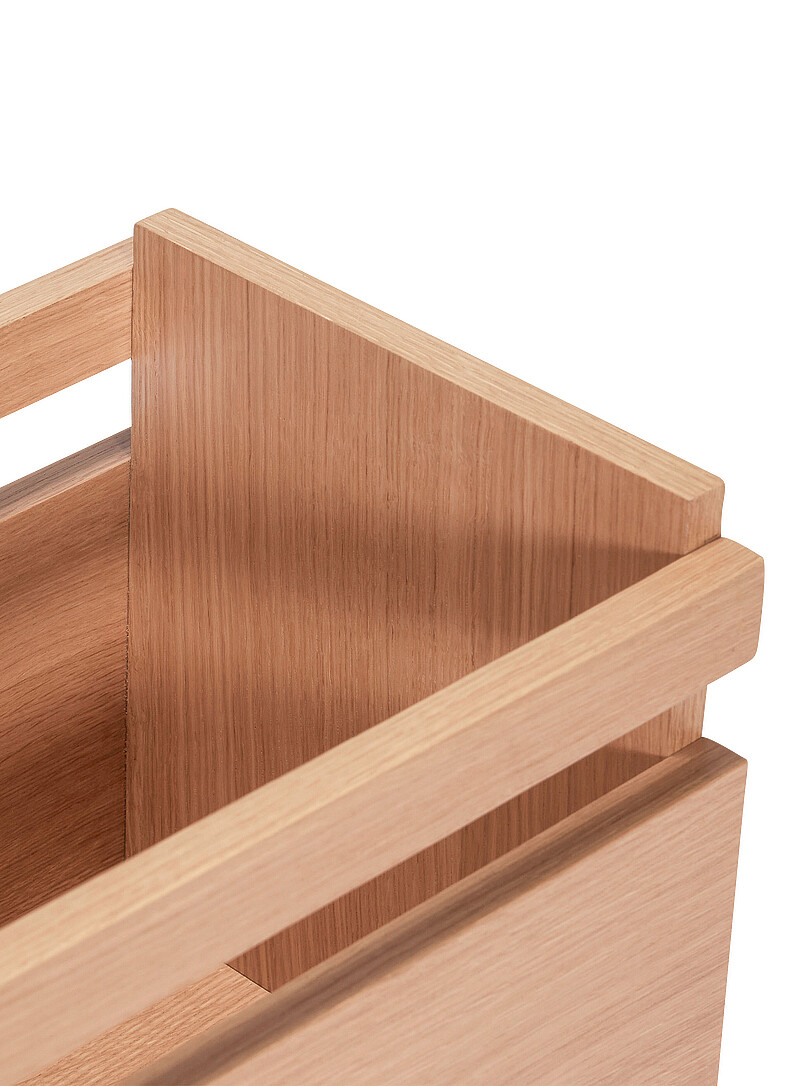 Forma natural wood planter product image 3