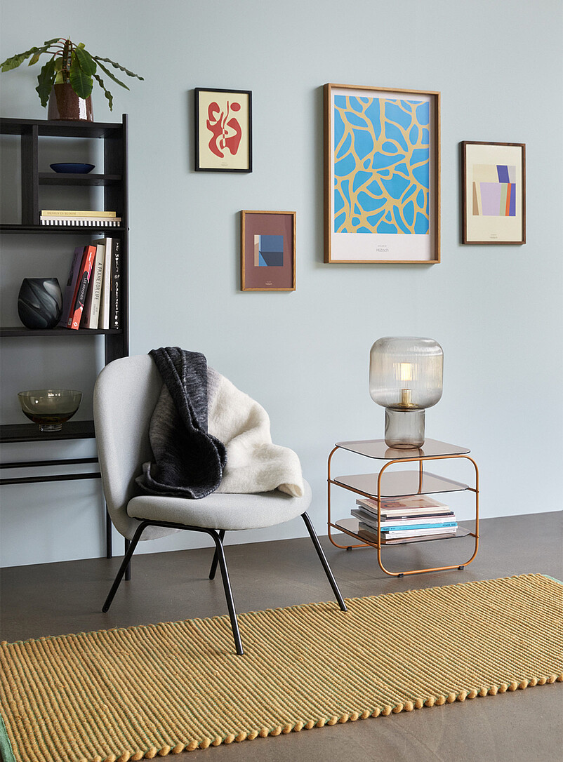 Echo amber side table product image (primary)
