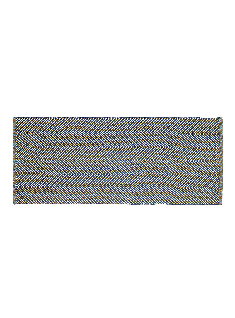 Mellow bluish chevron pattern hallway rug 80 x 200 cm product image 2