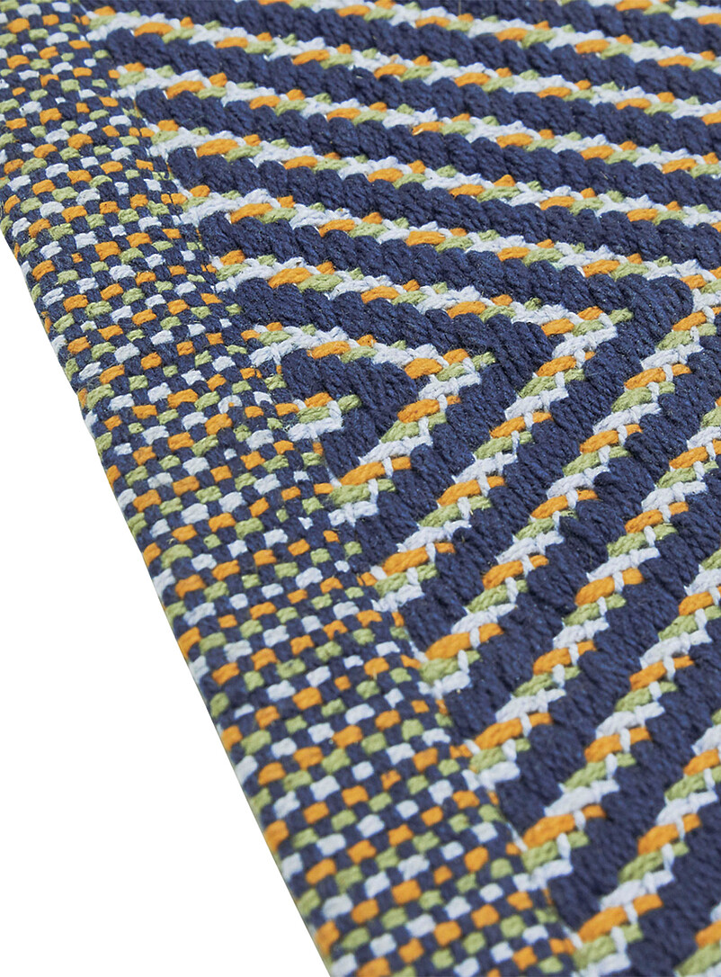 Mellow bluish chevron pattern hallway rug 80 x 200 cm product image 3