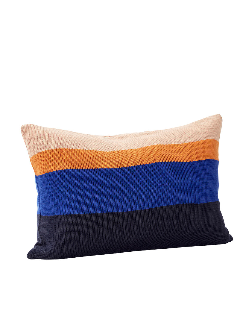 Colourful stripes knit cushion product image 2