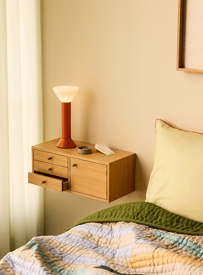 Piccolo Natural Wood Wall Shelf