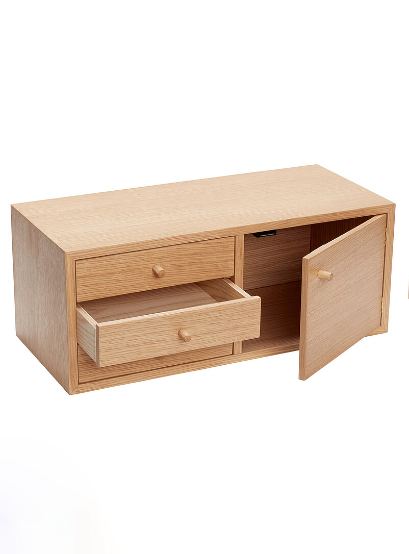 Piccolo natural wood wall shelf product image 3