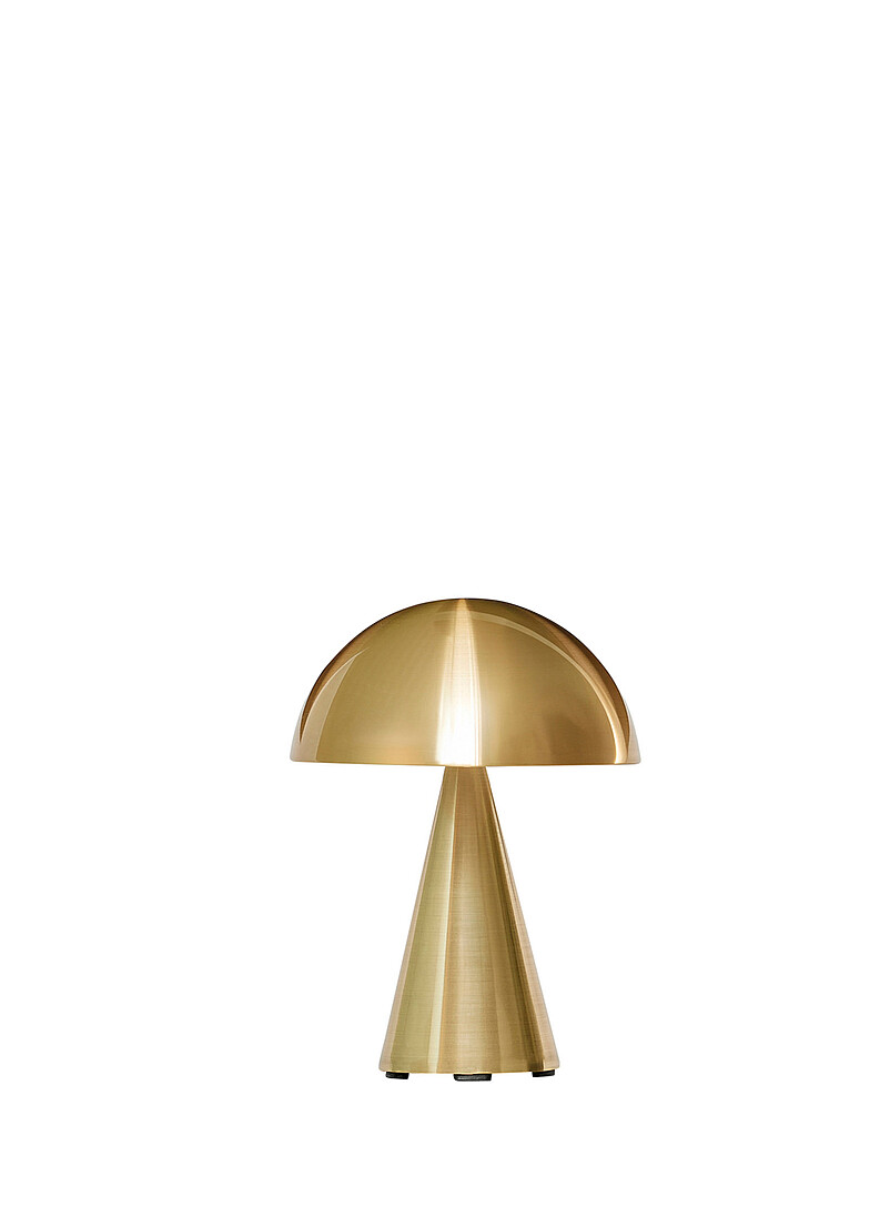 Mush golden portable lamp product image 2