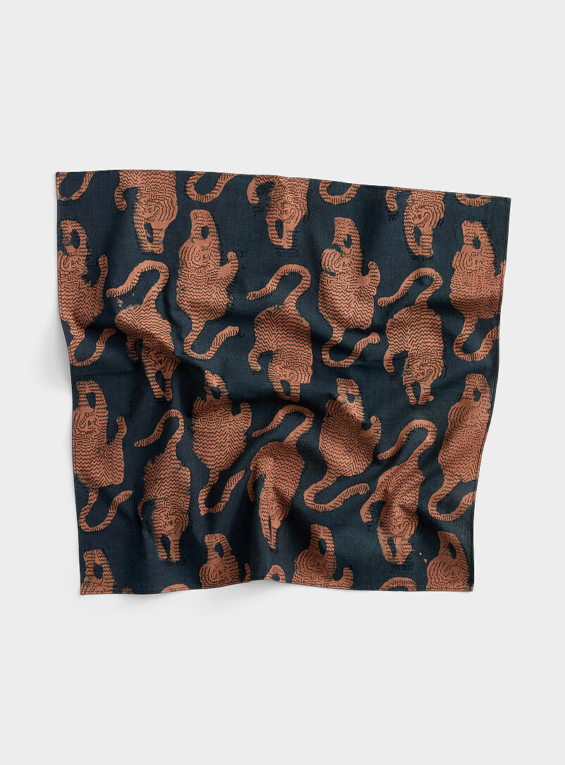 Abstract Tigers Tie Scarf
