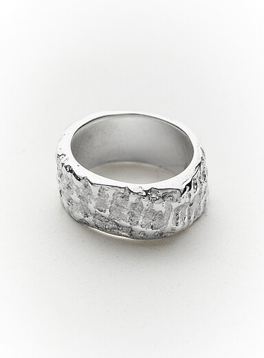 Barrocal sterling silver band