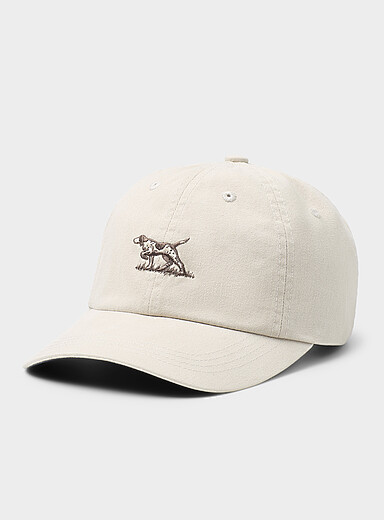 La casquette pur coton logo chien brod&eacute;