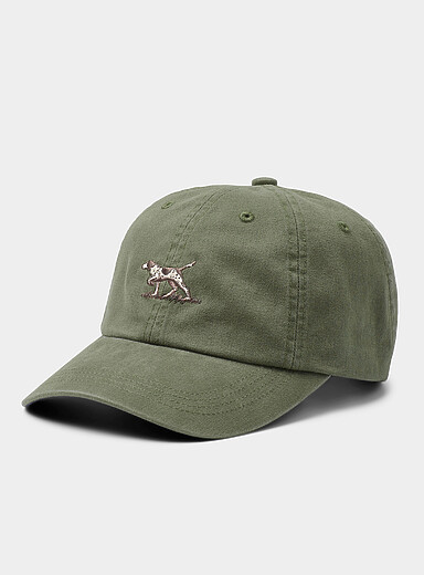 La casquette pur coton logo chien brod&eacute;