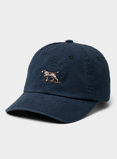 Embroidered dog logo 100% cotton cap