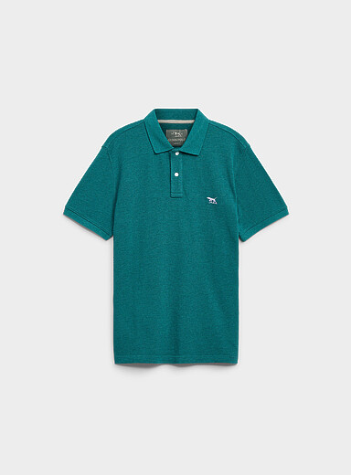 Embroidered logo piqu&eacute; polo