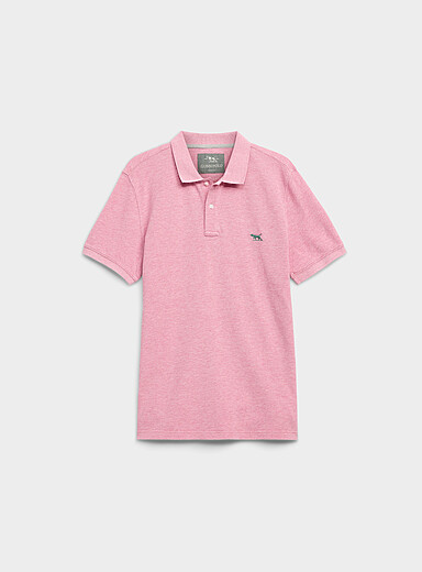 Embroidered logo piqu&eacute; polo