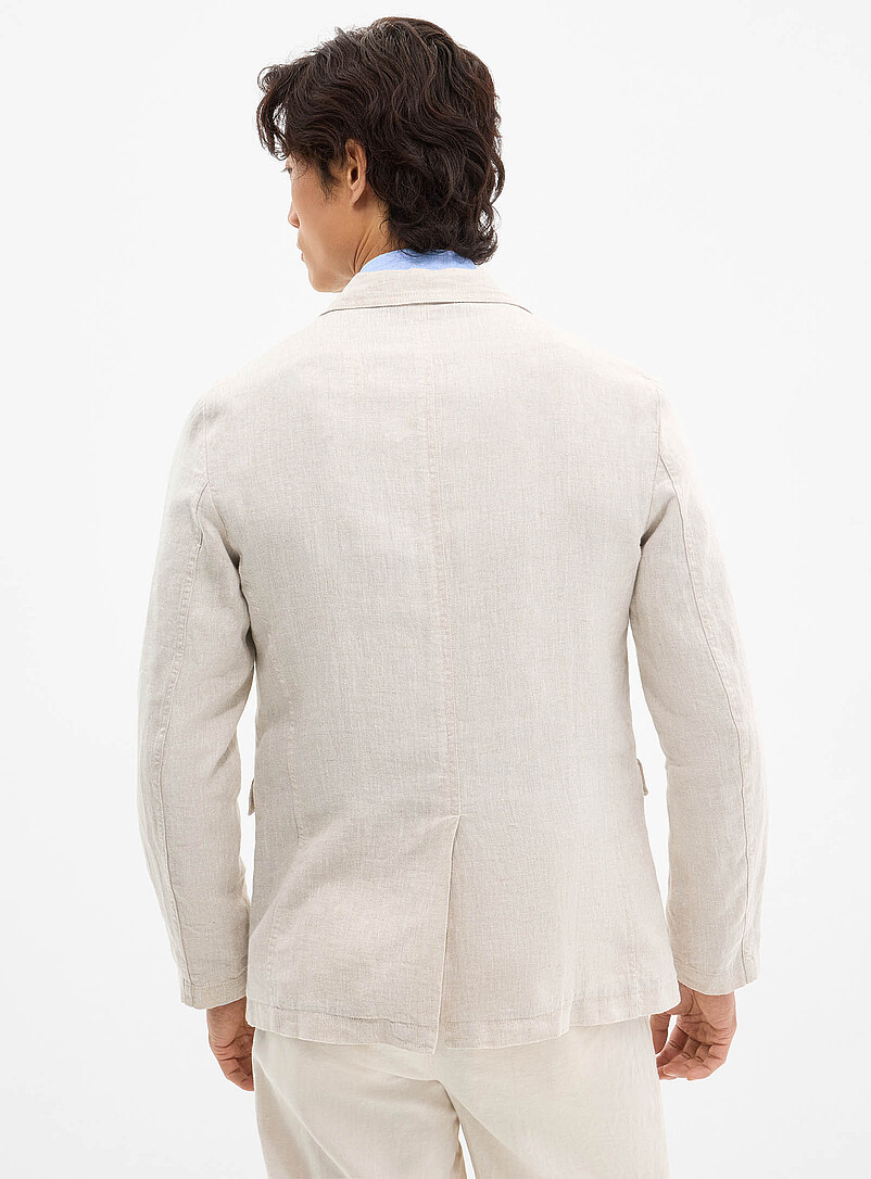 Rodd & Gunn Sand Beige 100% linen jacket for men