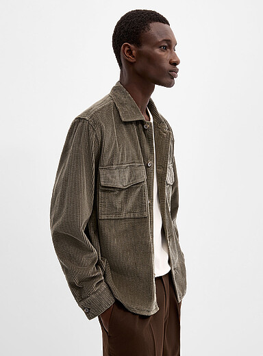 Rodd & Gunn Moss Wide-wale corduroy overshirt for men