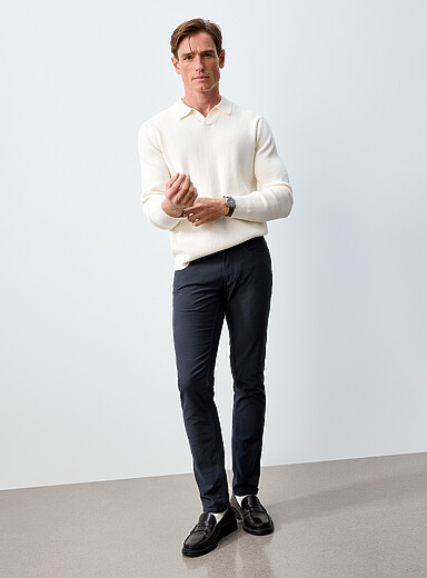 Rodd & Gunn Grey 5-pocket twill pant <b>Straight fit</b> for men