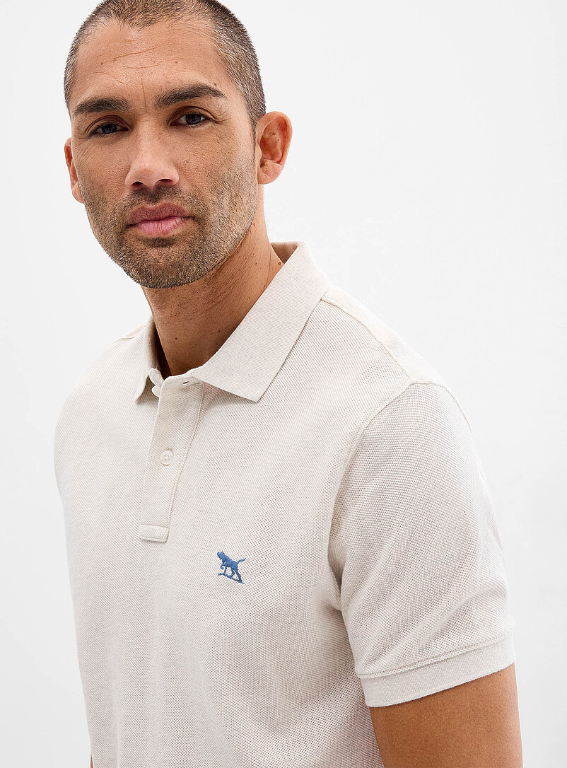 Embroidered logo piqué polo product image 2