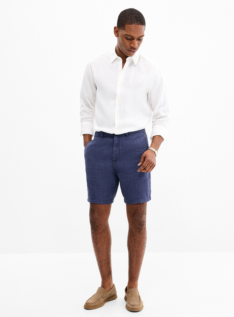 Pure linen short product image (primary)