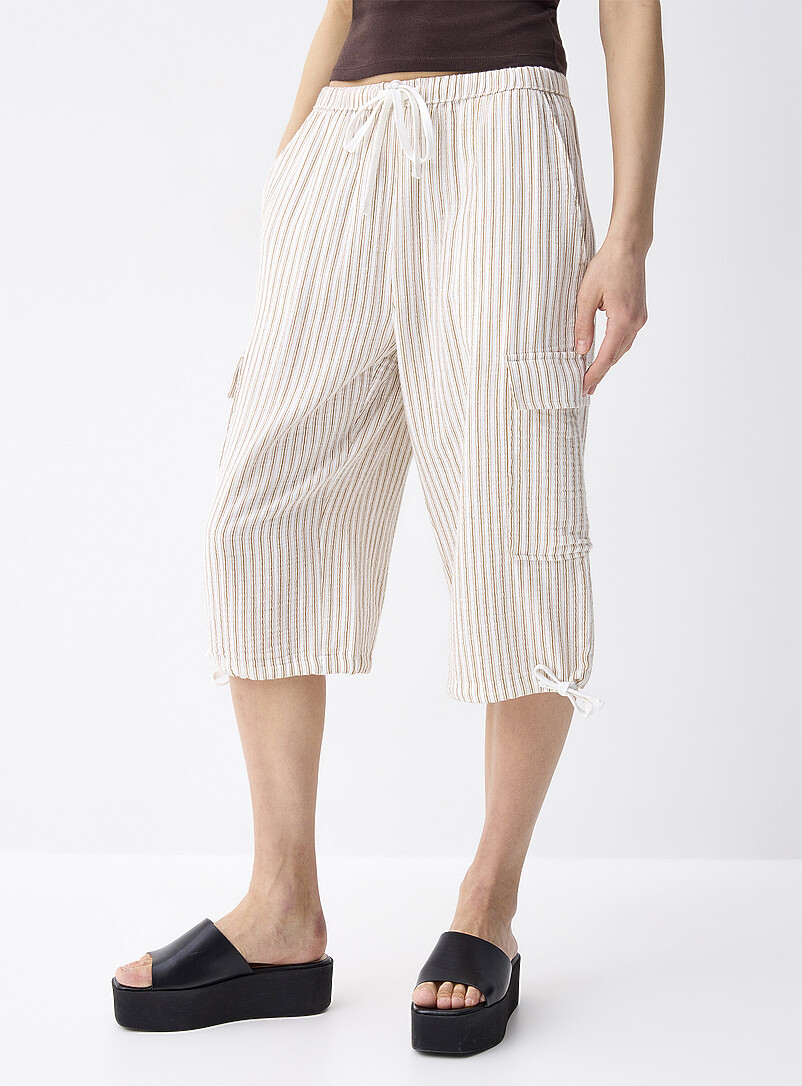 Twik Baby Blue Organic cotton gauze Bermuda short for women