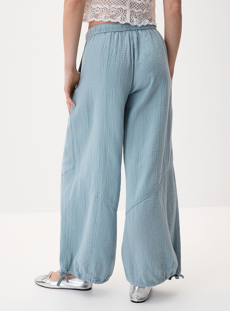 Twik: Le jogger ample gaze coton bio Rayures pour femme