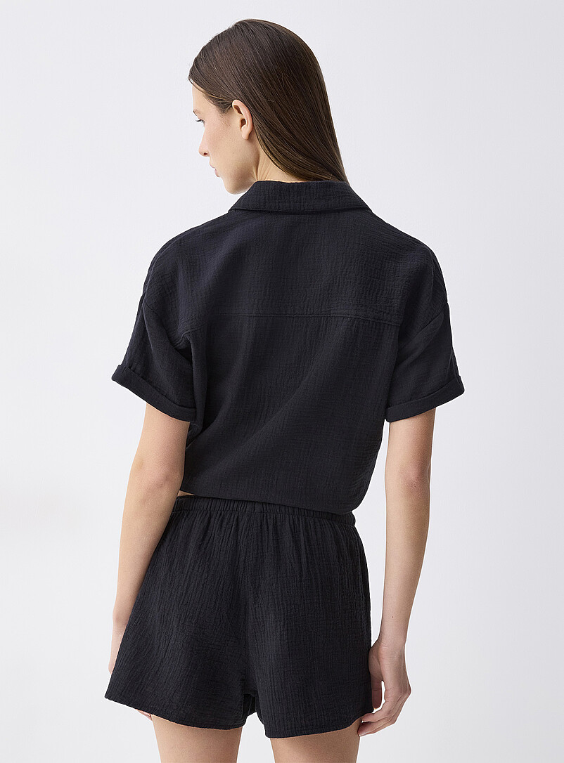 Organic cotton gauze mini short product image 3