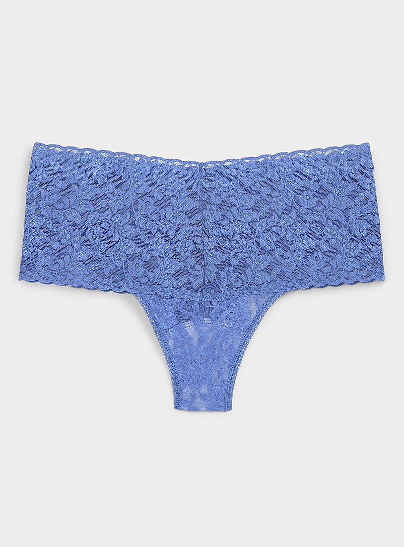 Le tanga T dentelle extensible Nylon | Hanky Panky | Magasinez des