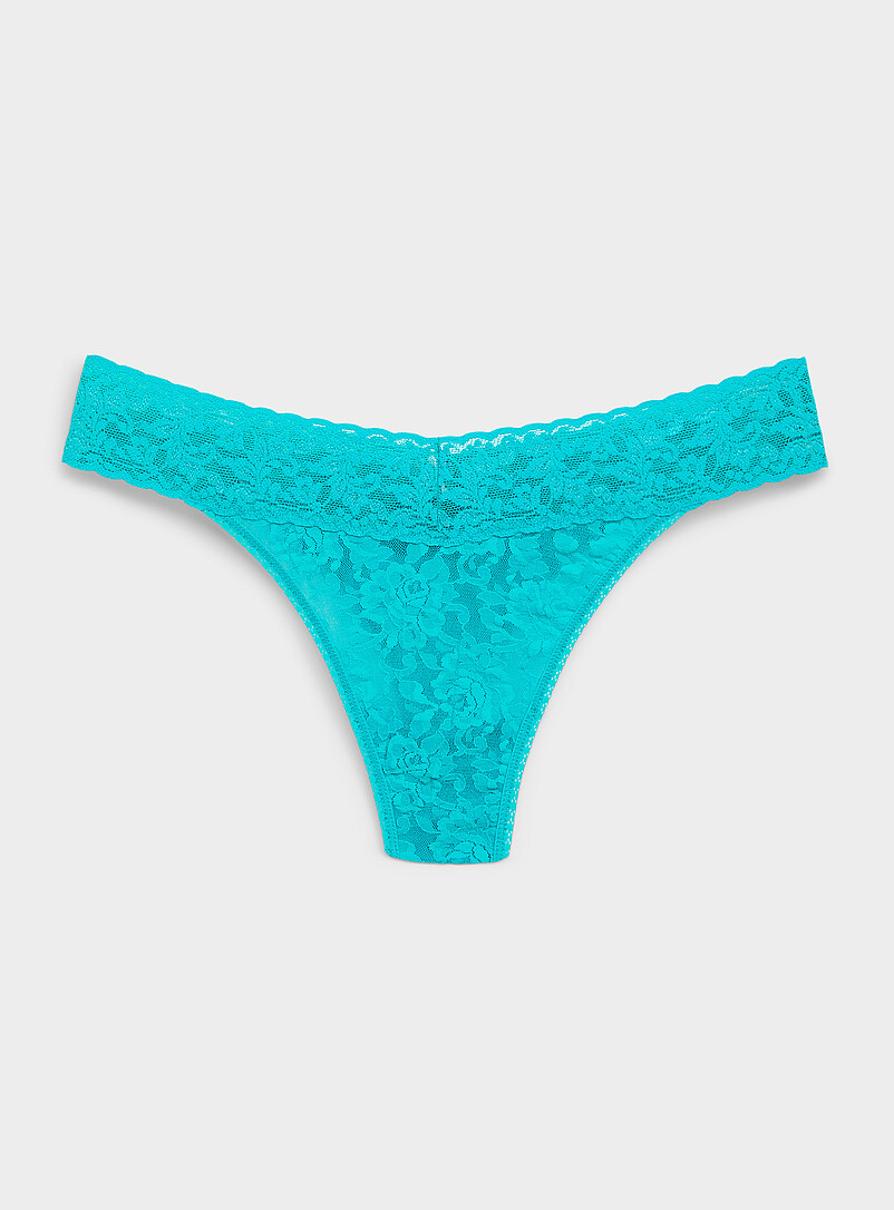 Stretch Lace Thong Nylon