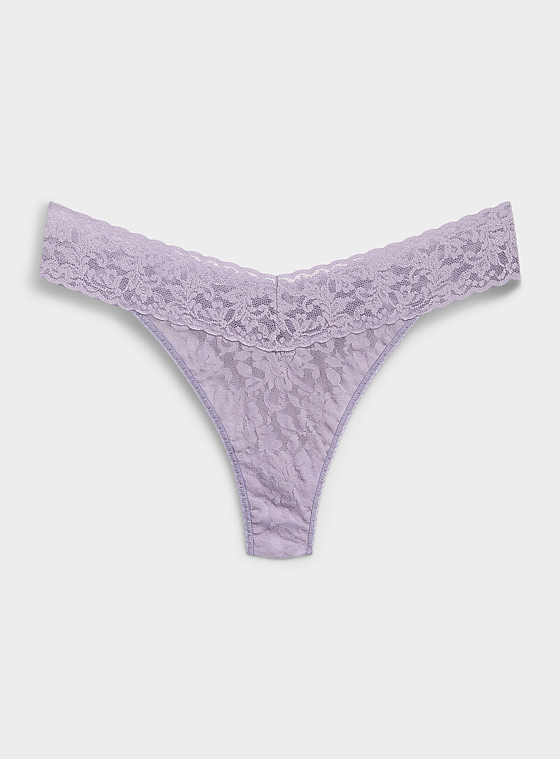 Stretch Lace Thong Nylon