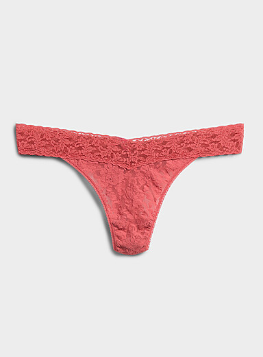 Stretch lace thong Nylon product image 2
