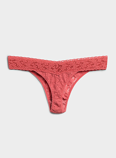 Stretch lace thong Nylon product image 3