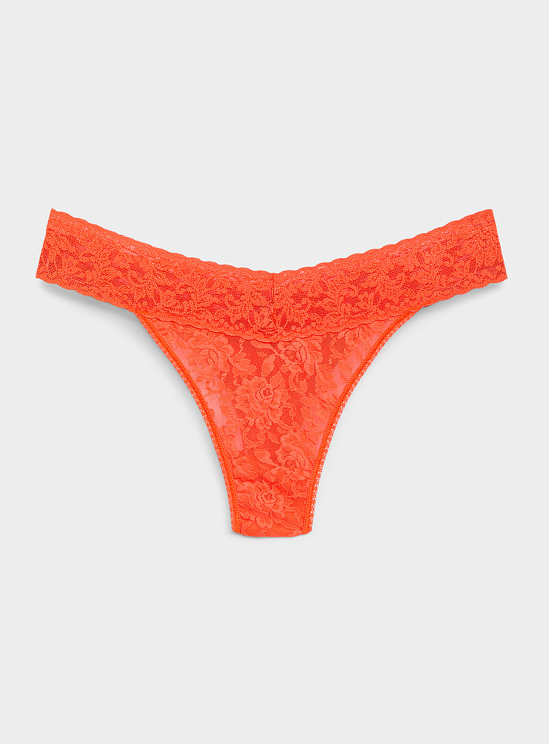 Stretch Lace Thong Nylon