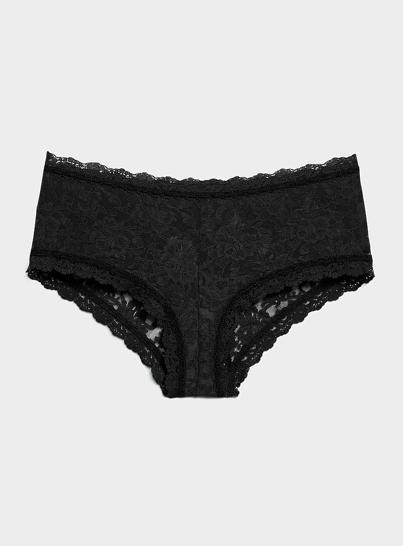 Pure lace boyshort Nylon product image (primary)