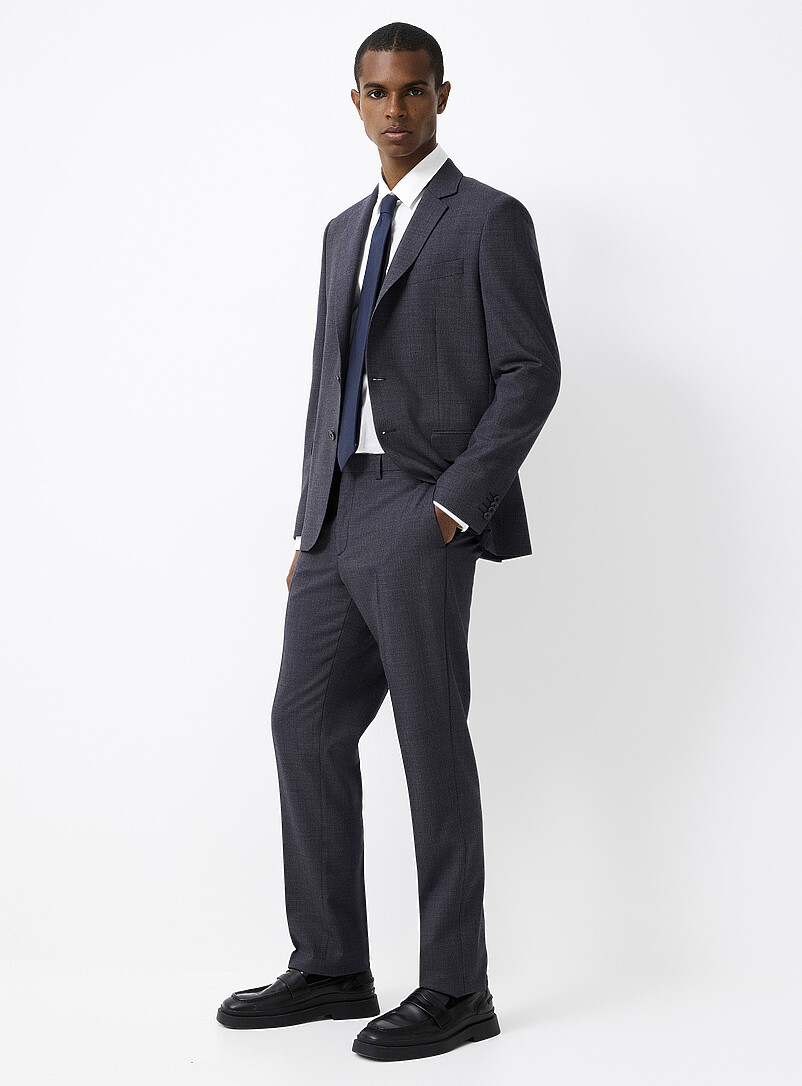 Micro plaid suit London fit - Semi-slim | Le 31 | Shop Men's Semi-Slim ...