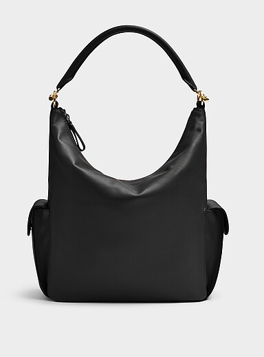 Le grand sac d'&eacute;paule pochettes lat&eacute;rales Blaike