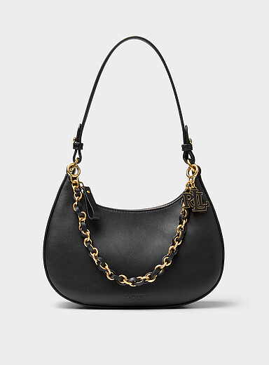 Marcy rounded leather bag
