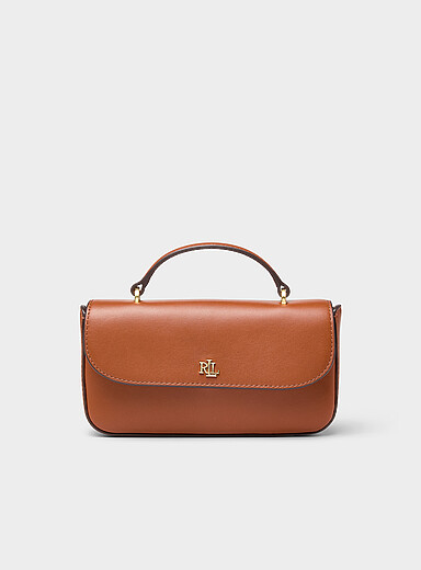 Le portefeuille bandouli&egrave;re cuir Marcy