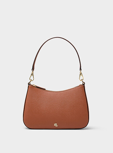 Le sac d'&eacute;paule cuir textur&eacute; Danni
