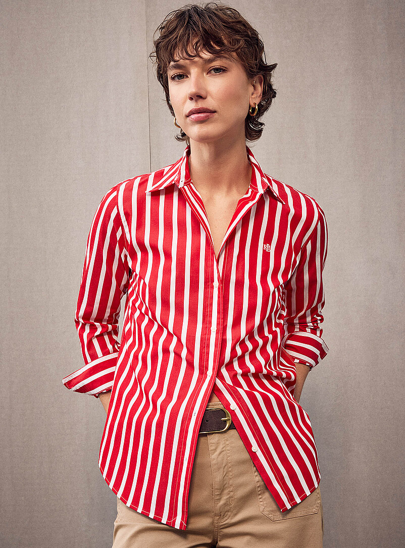 Chemise Business Rayures Rouges Chemises pour Femme | Simons