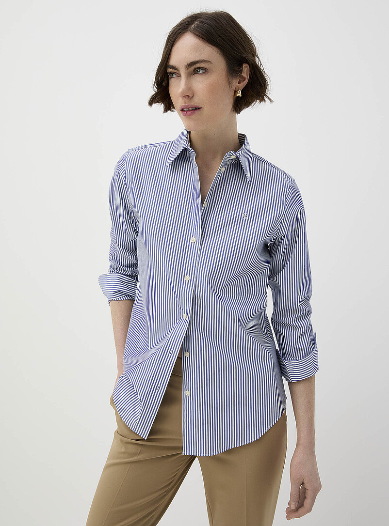 Rayée La chemise popeline rayée | Lauren Ralph Lauren | | Simons