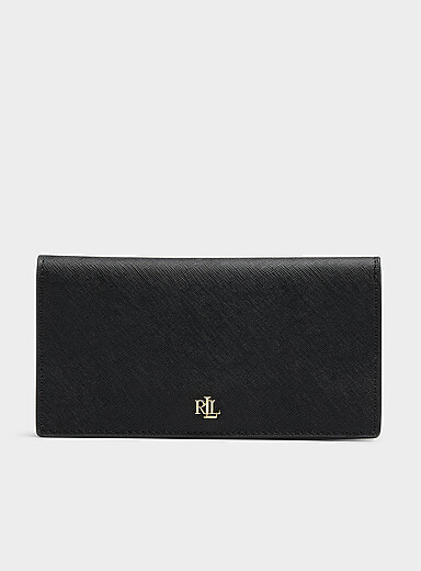 Le portefeuille pliable cuir textur&eacute;