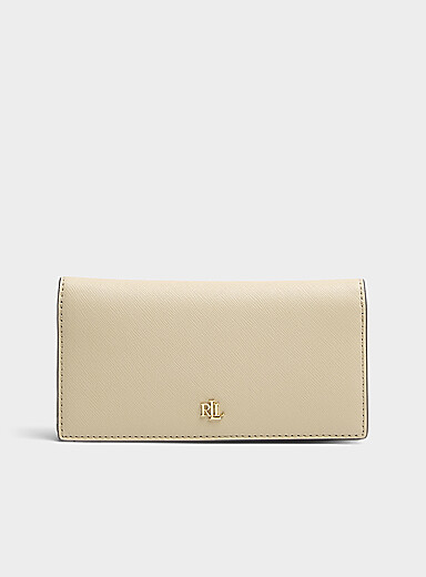 Le portefeuille pliable cuir textur&eacute;