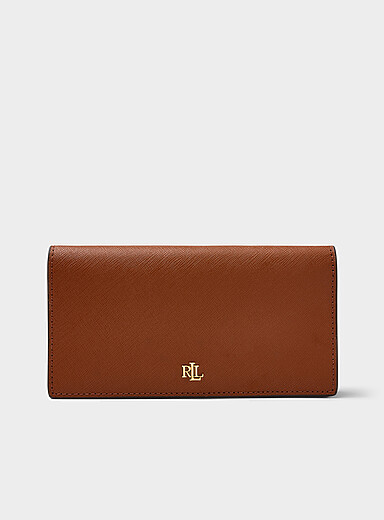 Le portefeuille pliable cuir textur&eacute;