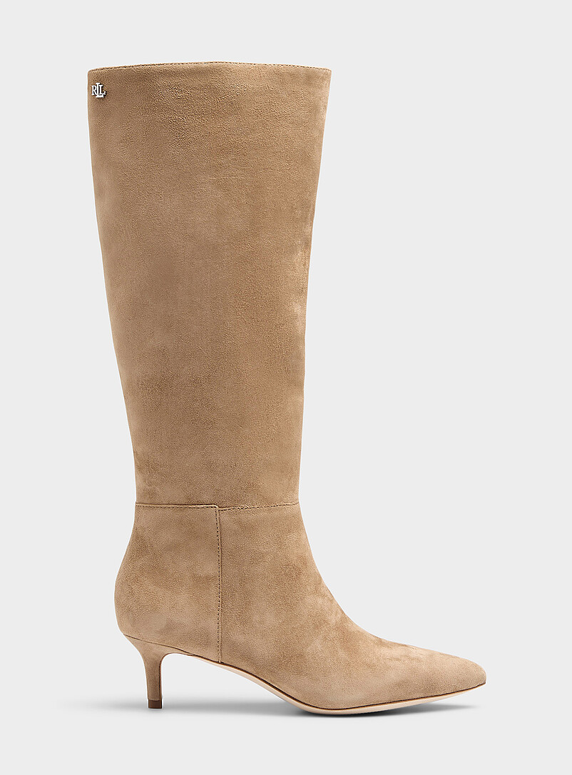 Bottes Hautes Nine West Laureen Pointure 7,5 – En Cuir Marron, Occasion, Style Genou