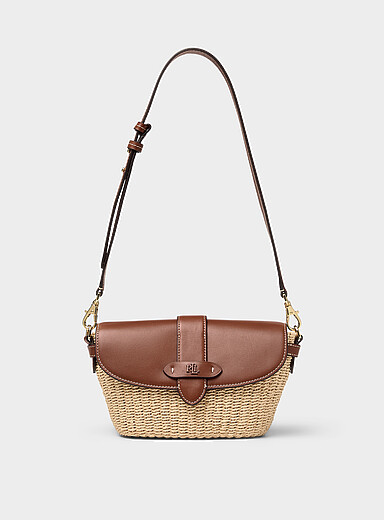 Le petit sac d'&eacute;paule tiss&eacute; panier Lynden