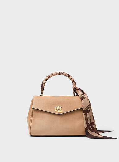 Le petit sac su&egrave;de foulard tress&eacute; Farrah