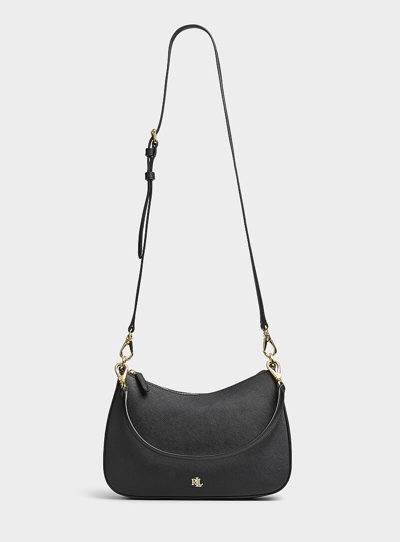Danni gold logo leather crossbody bag product image (primary)