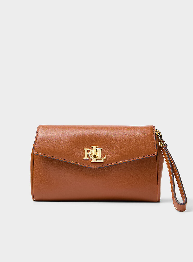 Gold-chain leather mini shoulder bag product image (primary)