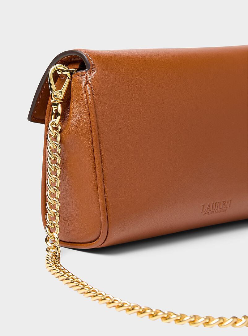 Gold-chain leather mini shoulder bag product image 2