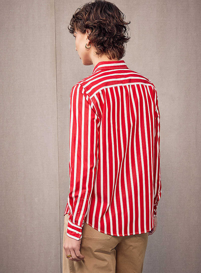 Red-and-white striped shirt product image 3