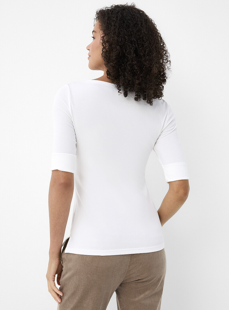 Judy boat-neck plain T-shirt product image 2